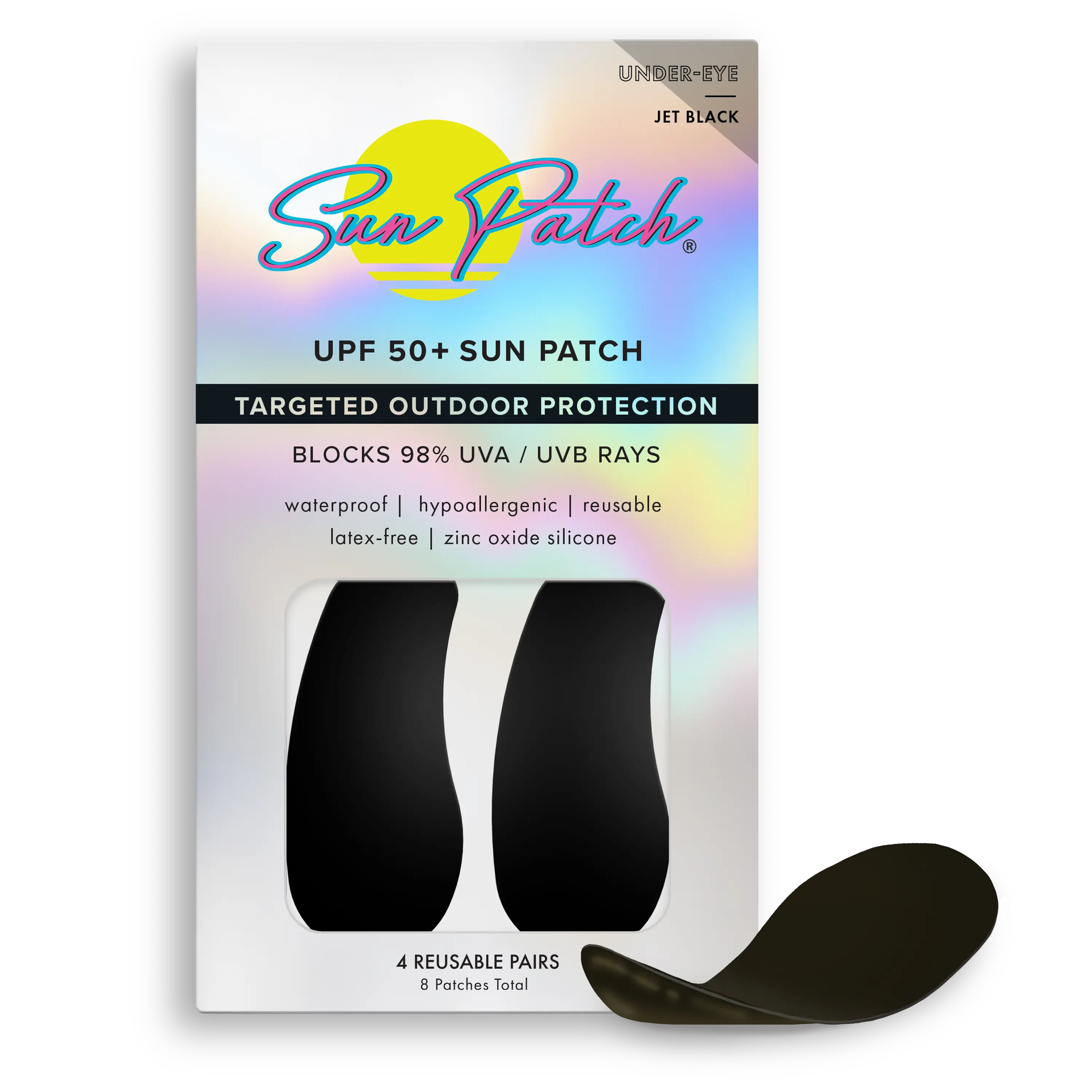 Under-Eye UV Protection Jet Black – Sun Patch