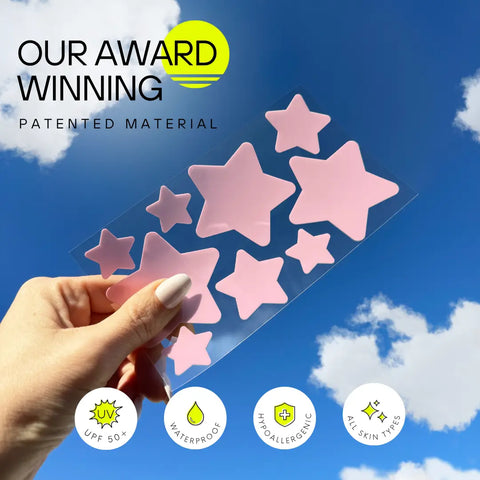 Targeted UV Spot Protection Stars