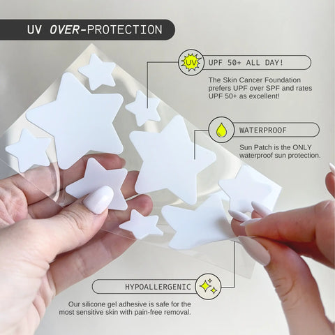 Star For Protection Targeted UV Spot Protection Stars – Sun Patch